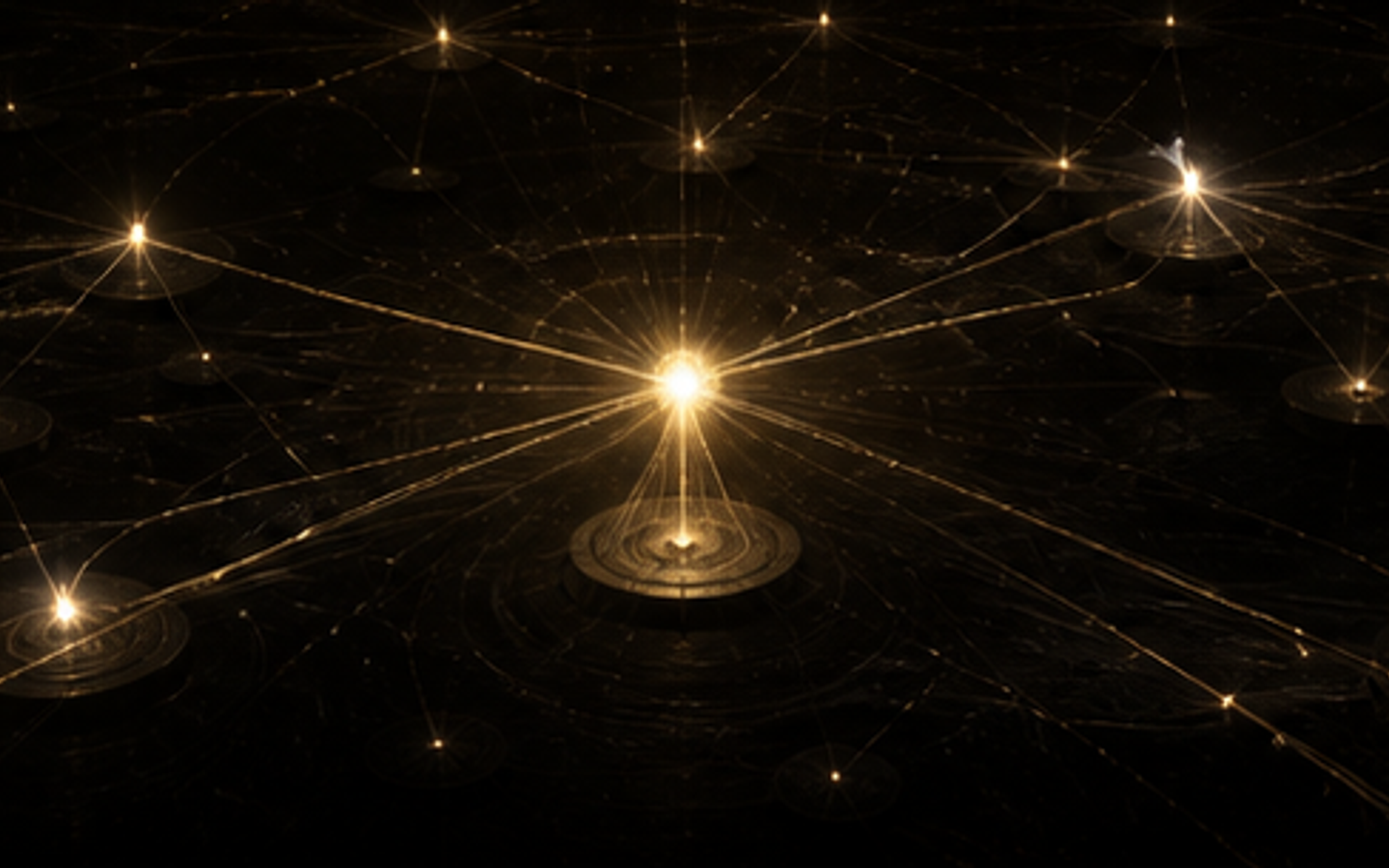 Star connections forming from the Golden Thread